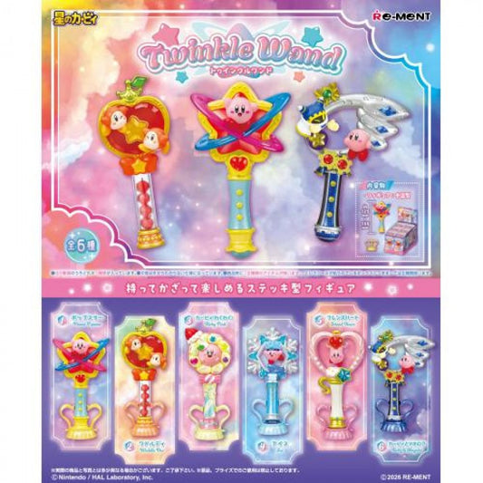 Re-Ment Kirby of the Stars: Twinkle Wand — Blind Box collectible featuring themed wand-style mini figures inspired by Kirby.