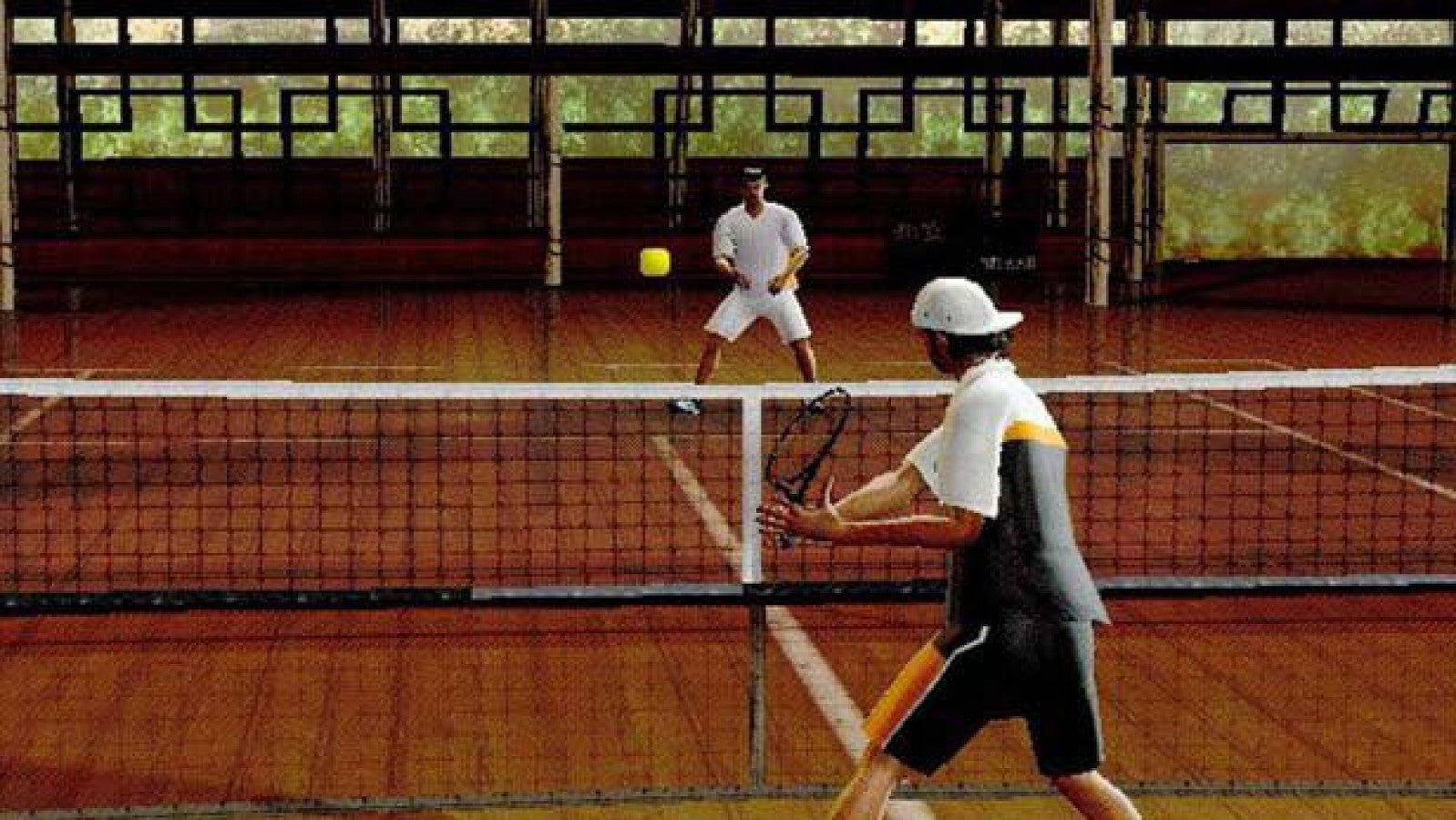 Top Spin – PlayStation 2 (PS2) video game gameplay, tennis sports simulation.