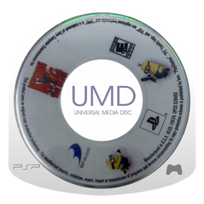 Despicable Me – PlayStation Portable (PSP) disc for family-friendly platformer video game