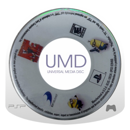 Despicable Me – PlayStation Portable (PSP) disc for family-friendly platformer video game