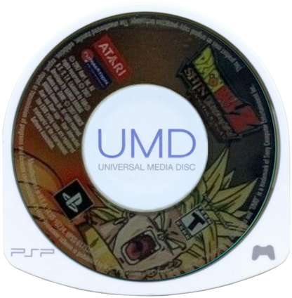 Dragon Ball Z Shin Budokai Another Road PlayStation Portable PSP fighting game sequel featuring new story mode ad-hoc versus battles and Super Saiyan transformations disc cartridge UMD