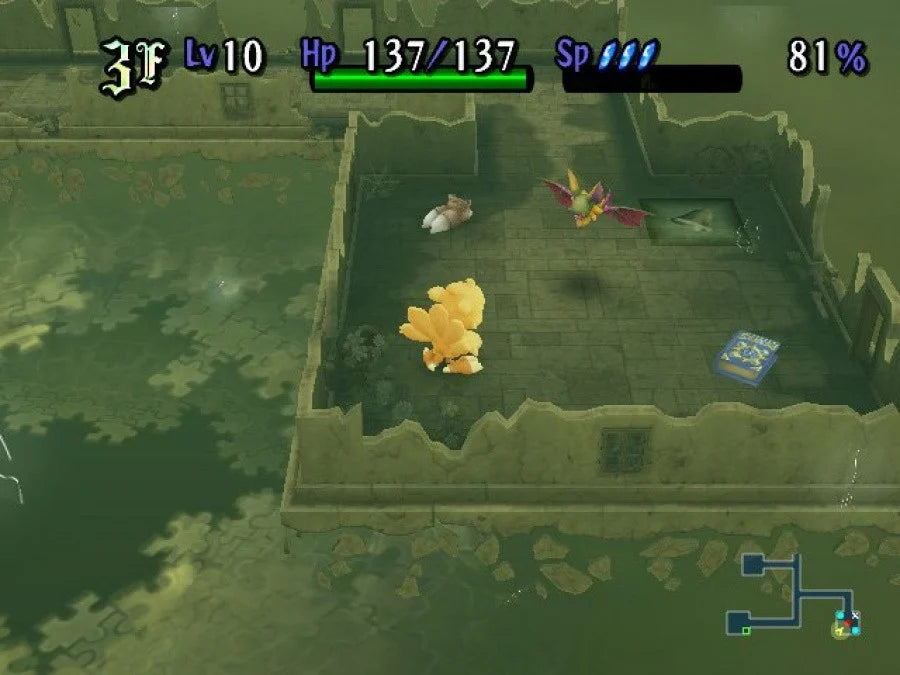 Final Fantasy Fables Chocobo’s Dungeon Nintendo Wii cover art for retro video game enthusiasts featuring fantasy adventure gameplay dungeon crawling exploration turn based combat mechanics magical creatures character progression story driven quests and charming role playing gaming experience and collectible gaming appeal gameplay 