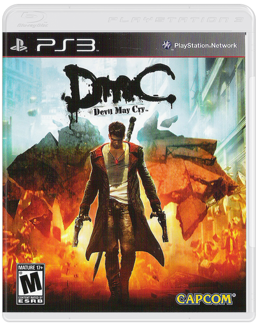 DMC: Devil May Cry cover art for PlayStation 3 (PS3) video game
