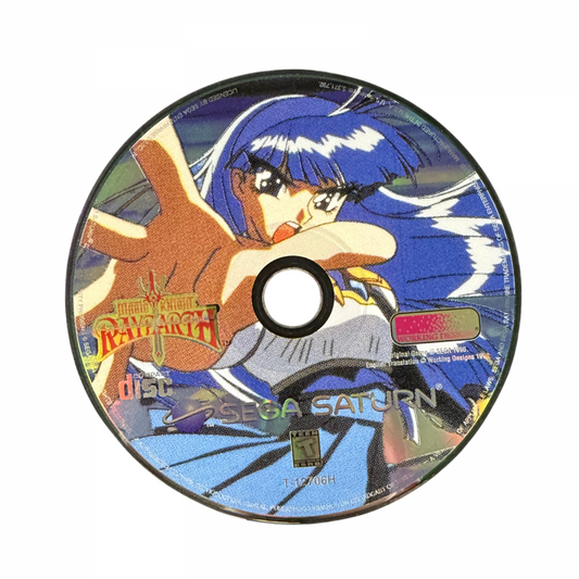 Magic Knight Rayearth Sega Saturn action RPG anime based fantasy adventure CLAMP storyline real time combat exploration magic attacks Working Designs localization colorful Japanese RPG retro gaming Sega Saturn software video game title disc