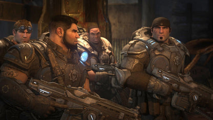 Gears of War Ultimate Edition and Rare Replay Xbox One for action and retro video game fans featuring remastered Gears of War campaign intense third person shooter gameplay online multiplayer plus Rare Replay collection with dozens of classic Rare games spanning platforming racing adventure arcade action and collectible gaming appeal gameplay