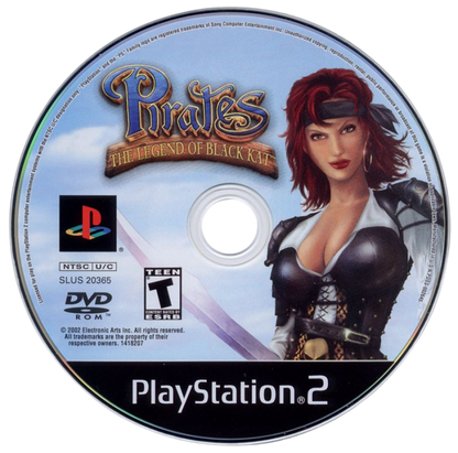 Pirates Legend of Black Kat PlayStation 2 PS2 retro video game action adventure disc (2002)