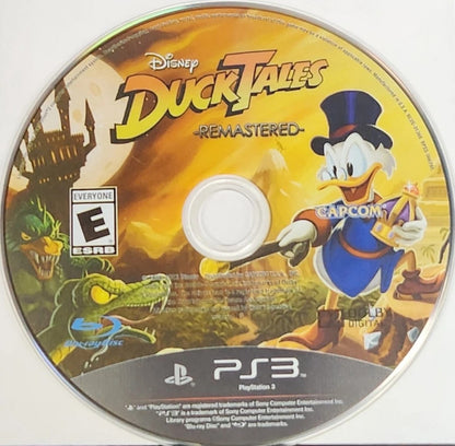 DuckTales Remastered disc art for PlayStation 3 (PS3) video game