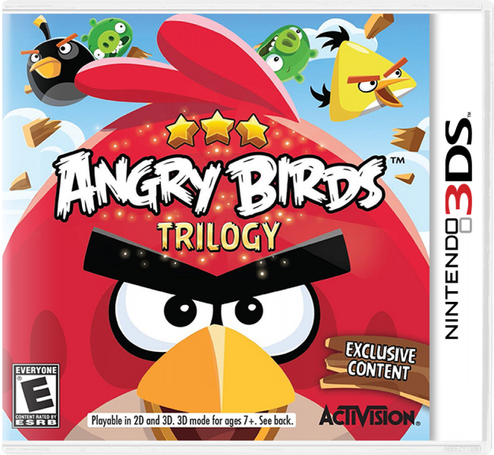 Angry Birds: Trilogy cover art for Nintendo 3DS (3DS) video game