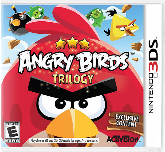 Angry Birds: Trilogy cover art for Nintendo 3DS (3DS) video game