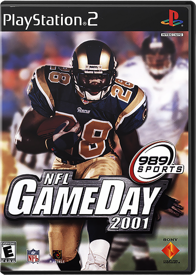 NFL GameDay 2001 cover art for PlayStation 2 (PS2) video game