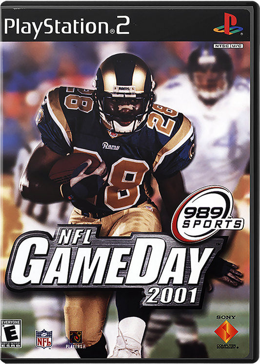 NFL GameDay 2001 cover art for PlayStation 2 (PS2) video game