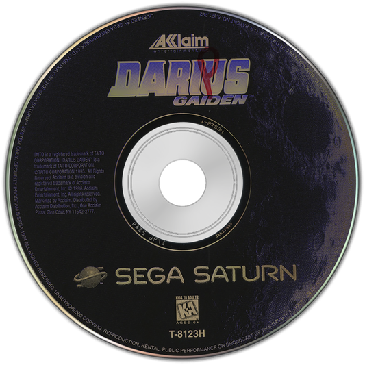 Darius Gaiden disc art for Sega Saturn (SS) video game