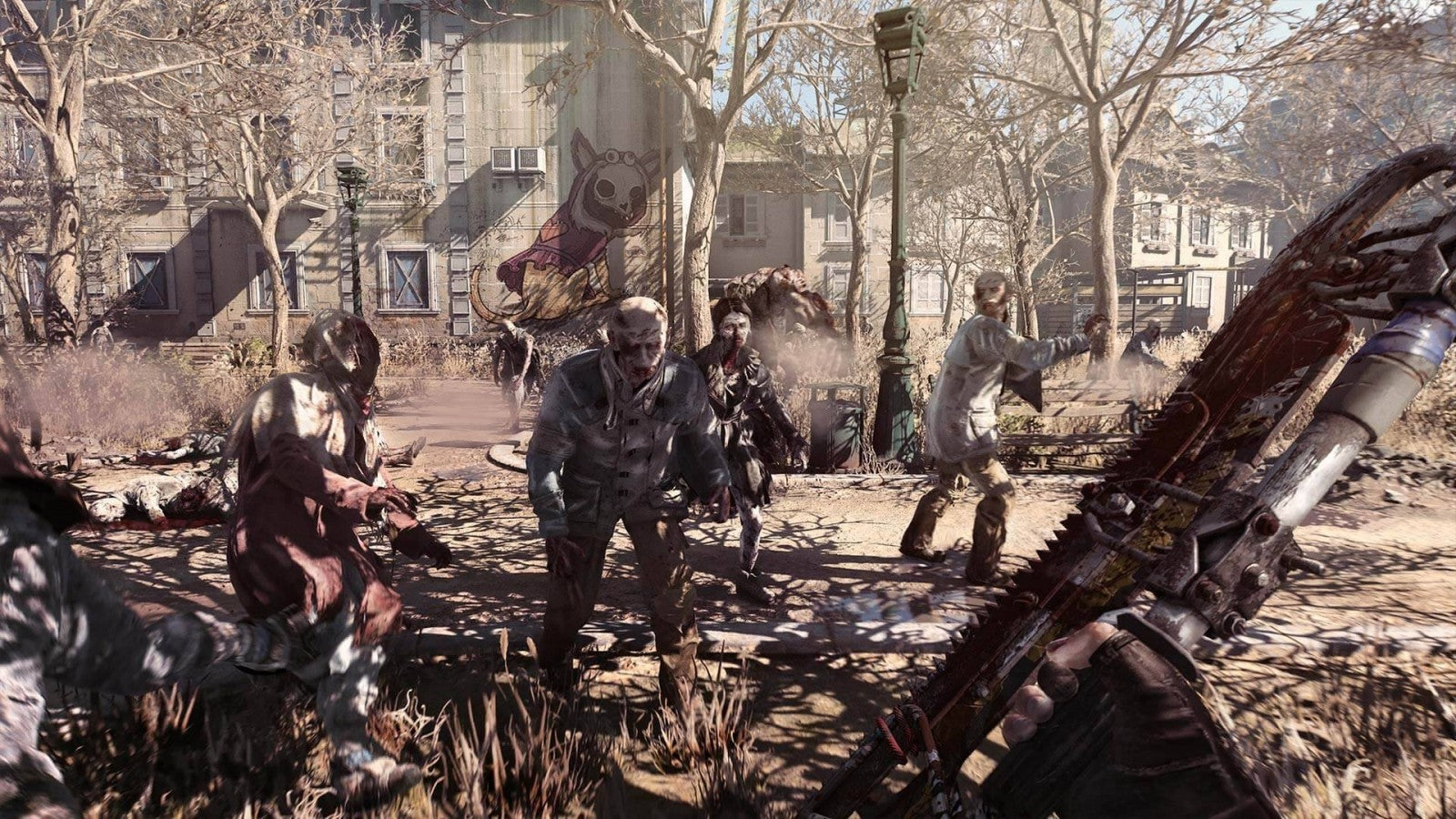 Dying Light 2 Stay Human PlayStation 5 PS5 for open world survival horror action video game fans featuring first person parkour movement zombie combat nighttime exploration weapon crafting character progression branching choices dynamic city environments cooperative multiplayer and intense post apocalyptic adventure collectible gaming appeal fps gameplay