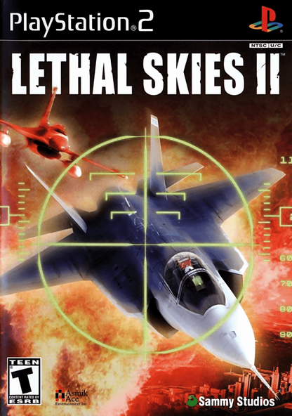 Lethal Skies II PlayStation 2 retro video game combat flight simulator cover art (2003)