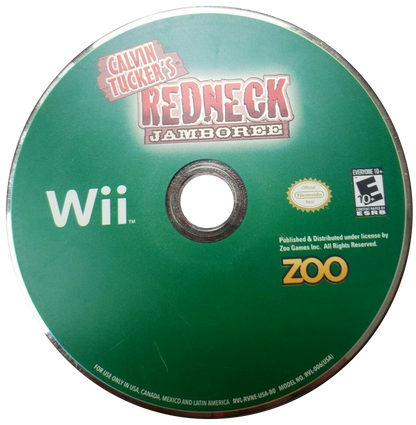 Calvin Tucker's Redneck Jamboree diisc cover art for Nintendo Wii (Wii) video game