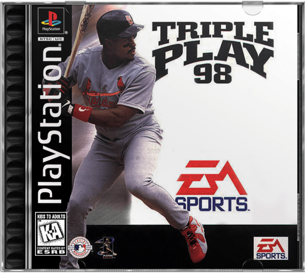Triple Play 98 cover art for PlayStation 1 (PS1) video game