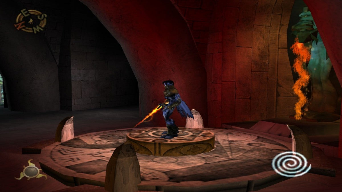 Legacy of Kain Soul Reaver 2 PS2 Sony PlayStation 2 action adventure gothic puzzle platformer Raziel vampire wraith combat time travel narrative dark fantasy story exploration dimension shifting gameplay Crystal Dynamics retro gaming PlayStation 2 software video game title gameplay