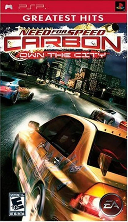 Need for Speed: Carbon - Own the City [Greatest Hits] cover art for PlayStation Portable (PSP) video game