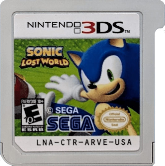 Sonic Lost World cartridge for Nintendo 3DS (3DS) platformer video game