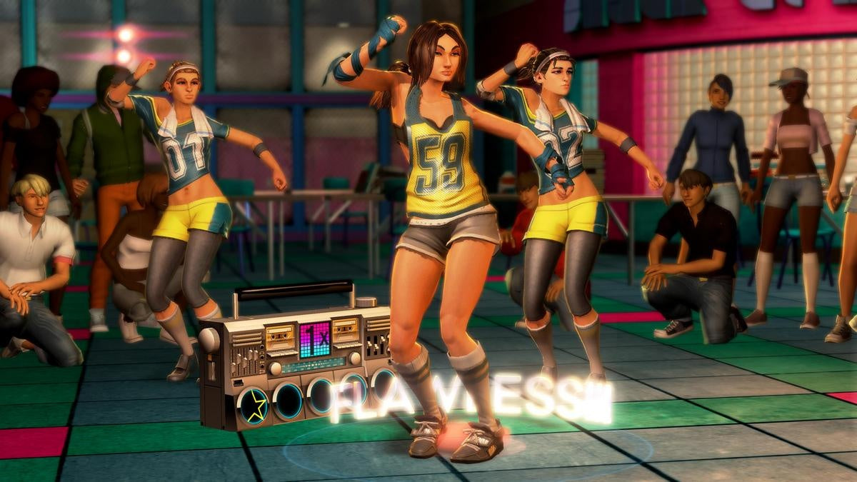 Dance Central for Xbox 360 rhythm dance video game featuring full body Kinect motion tracking high energy music tracks competitive dance battles and immersive club style gameplay experience gameplay