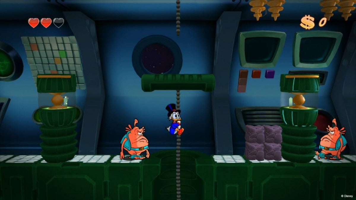 DuckTales Remastered Nintendo Wii U video game, action platformer, classic Disney adventure, HD remaster, retro-inspired gameplay screenshot