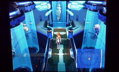 Xenosaga Episode I Der Wille zur Macht Greatest Hits PlayStation 2 PS2 video game, turn-based RPG, sci-fi story-driven adventure, classic console title gameplay screenshot