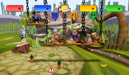 Monkey Mischief Party Time – Nintendo Wii (Wii) party mini-game multiplayer video game gameplay
