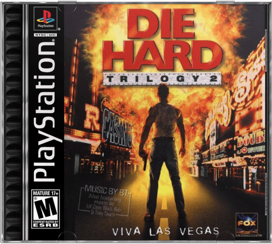 Die Hard Trilogy 2: Viva Las Vegas cover art for PlayStation 1 (PS1) video game