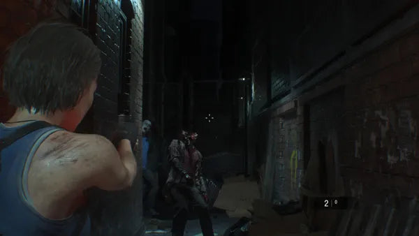 Resident Evil 3 PS4 game featuring intense survival horror gameplay, fast-paced action, and a cinematic retelling of the Raccoon City outbreak gameplay