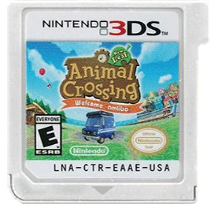 Animal Crossing New Leaf Nintendo Selects 3DS game with Mayor character, villagers, customization, and seasonal events cartridge art 