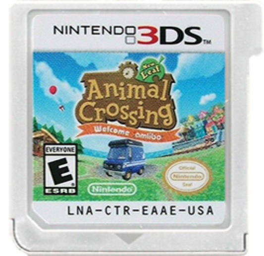 Animal Crossing New Leaf Nintendo Selects 3DS game with Mayor character, villagers, customization, and seasonal events cartridge art 