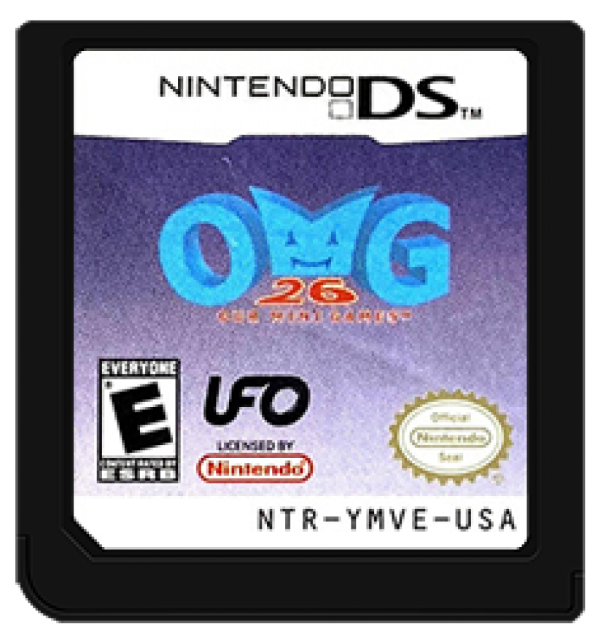 OMG 26: Our Mini Games cartridge for Nintendo DS (DS) party mini-game collection video game