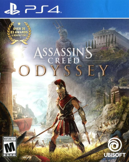 PlayStation 4 Assassin's Creed Odyssey cover art action adventure game