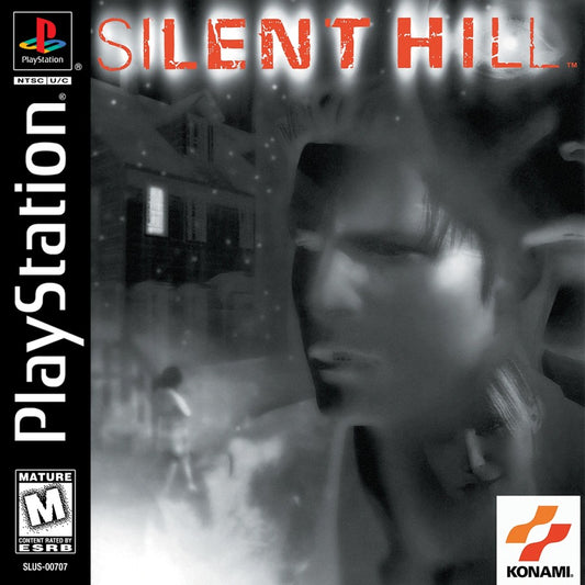 Silent Hill PlayStation PS1 for survival horror video game fans featuring psychological horror gameplay atmospheric exploration terrifying monsters immersive storytelling puzzle solving tense combat haunting environments classic horror adventure collectible gaming appeal cover art