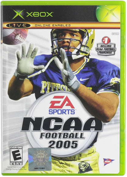 NCAA Football 2005 cover art for Xbox (XBOX) video game