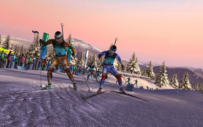 Ski and Shoot – Nintendo Wii (Wii) biathlon skiing shooting sports simulation video game gameplay