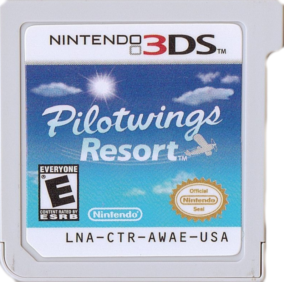 PilotWings Resort cartridge for Nintendo 3DS (3DS) flight simulation video game