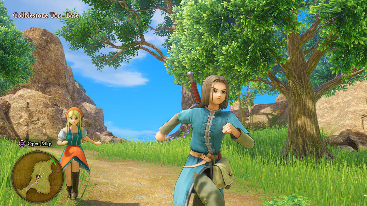 Dragon Quest XI Echoes of an Elusive Age Edition of Light for PlayStation 4 Japanese role playing game featuring turn based battles fantasy adventure storyline and bonus DLC content gameplay