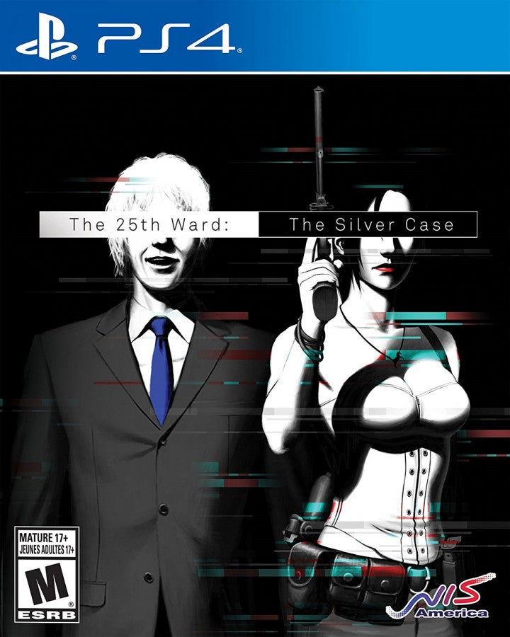 The 25th Ward: Silver Case – PlayStation 4 (PS4) video game cover image, visual novel adventure