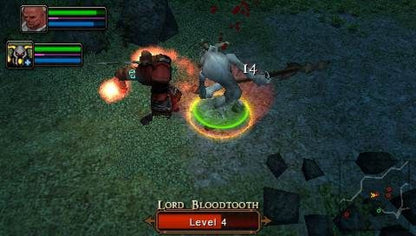 Dungeon Siege: Throne of Agony – PlayStation Portable (PSP) gameplay for action role-playing video game