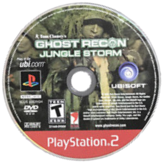 Tom Clancy's Ghost Recon Jungle Storm Greatest Hits PlayStation 2 PS2 for tactical military shooter video game fans featuring elite special forces missions stealth based combat squad commands realistic weapons jungle environments strategic planning multiplayer battles immersive military operations collectible gaming appeal disc