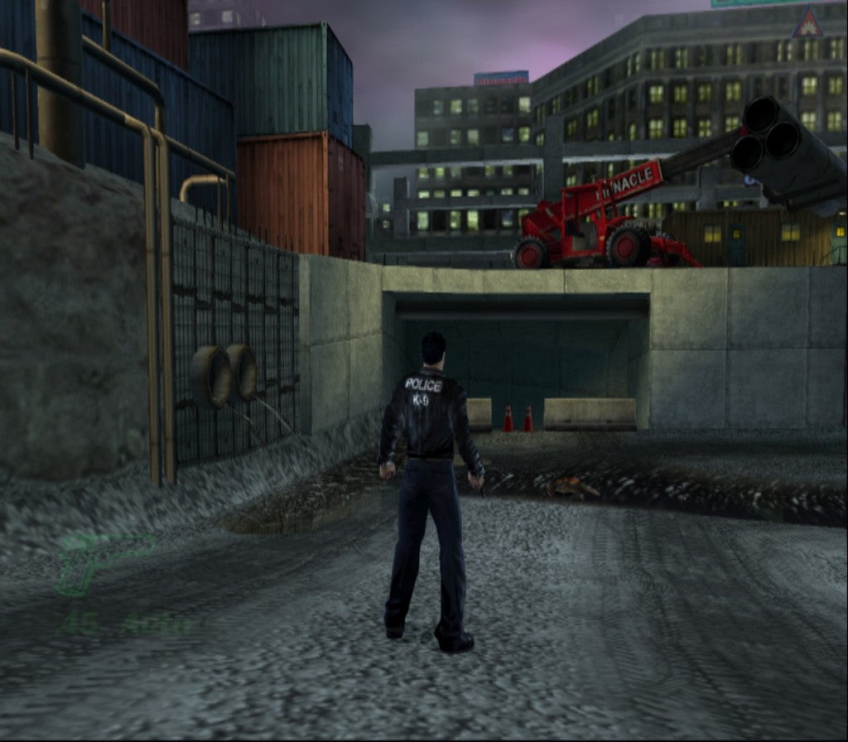 Dead to Rights for PlayStation 2 with third-person action and crime-fighting gameplay theme gameplay