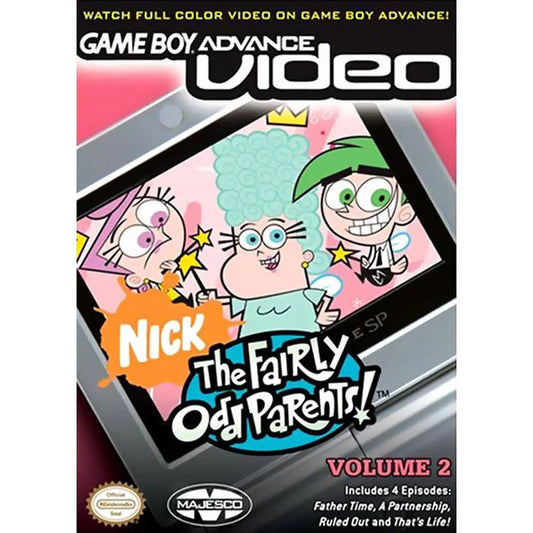 GBA Video - Fairly Odd Parents Volume 2 cover art for Game Boy Advance (GBA) video game