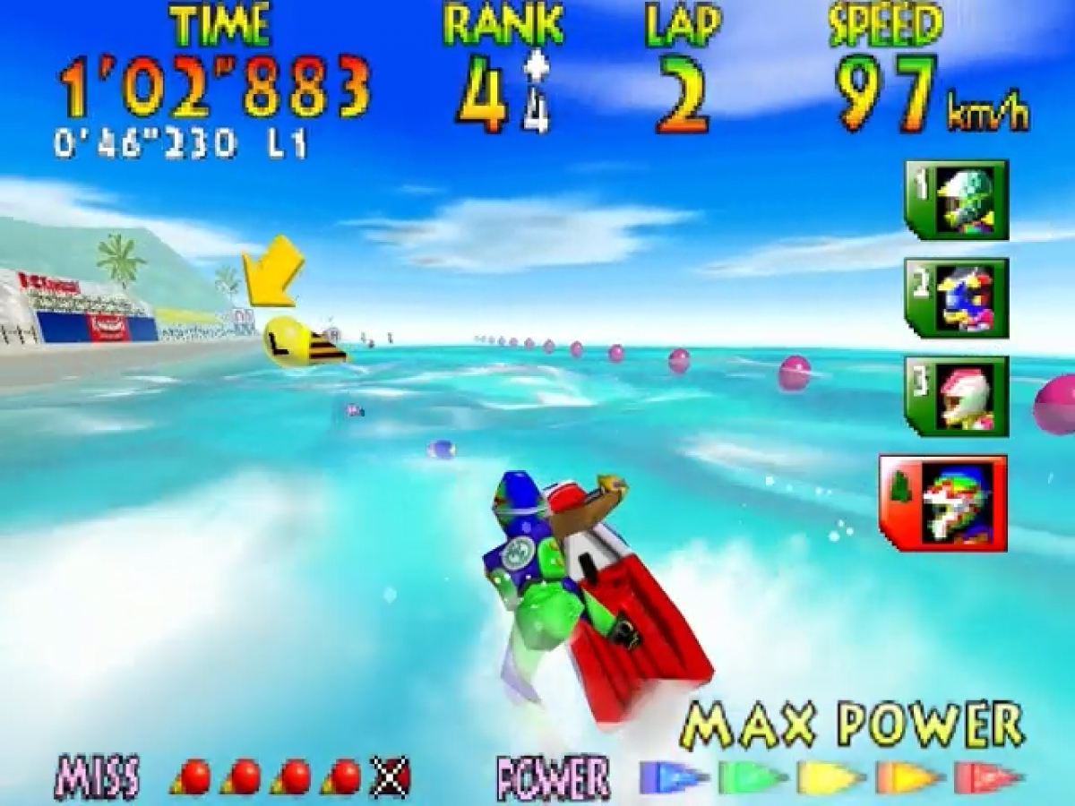 Wave Race 64 gameplay for Nintendo 64 (N64) video game