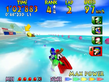 Wave Race 64 gameplay for Nintendo 64 (N64) video game