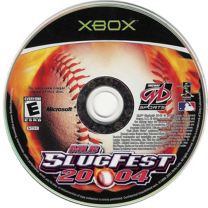 MLB Slugfest 2004 disc for Xbox (XBOX) video game