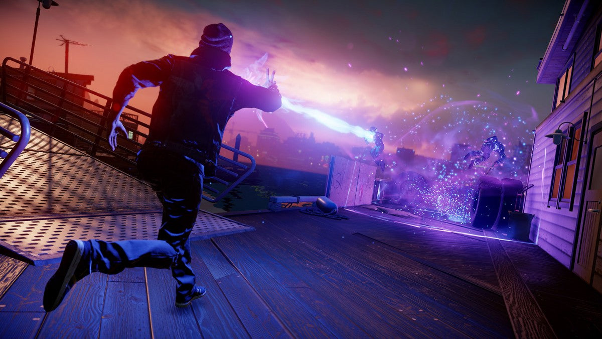Infamous: Second Son – PlayStation 4 (PS4) video game gameplay, open-world superhero action-adventure title for PS4