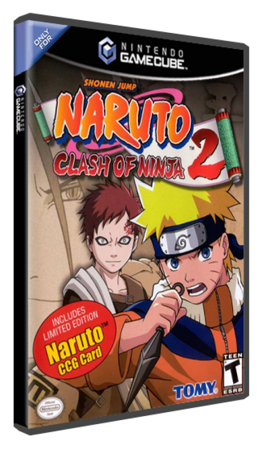 Naruto: Clash of Ninja 2 cover art for GameCube (GC) video game