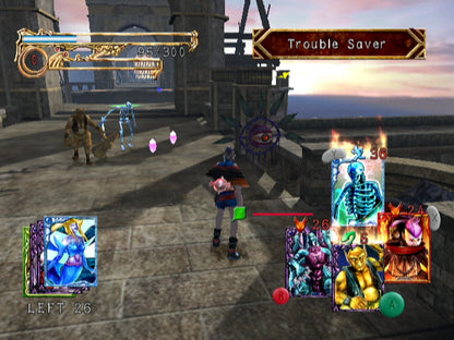 Lost Kingdoms GameCube Nintendo GameCube action RPG card based combat real time battles summoning monsters trading card system fantasy adventure FromSoftware exploration story driven gameplay retro gaming GameCube software video game title gameplay