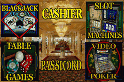 Golden Nugget Casino gameplay art for Game Boy Advance (GBA) video game